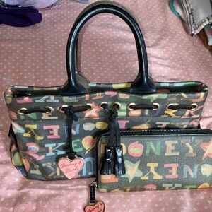 Vintage Dooney & Bourke bag && wallet